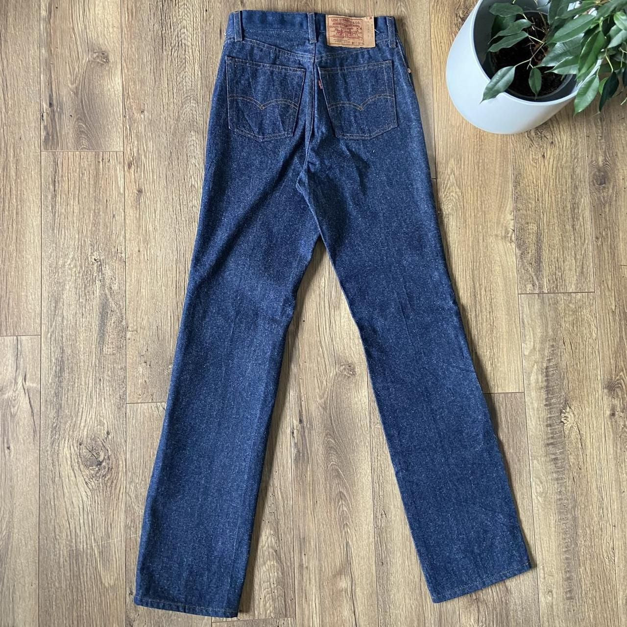 Vintage Levi's Raw Denim Jeans 1980s Unworn Shrink to Fit RARE W31 L36