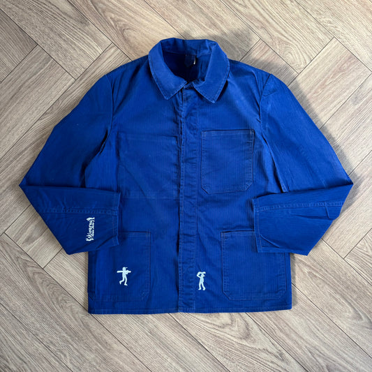 Stingray Reimagined “Charles” French Chore Jacket, Size M Blue