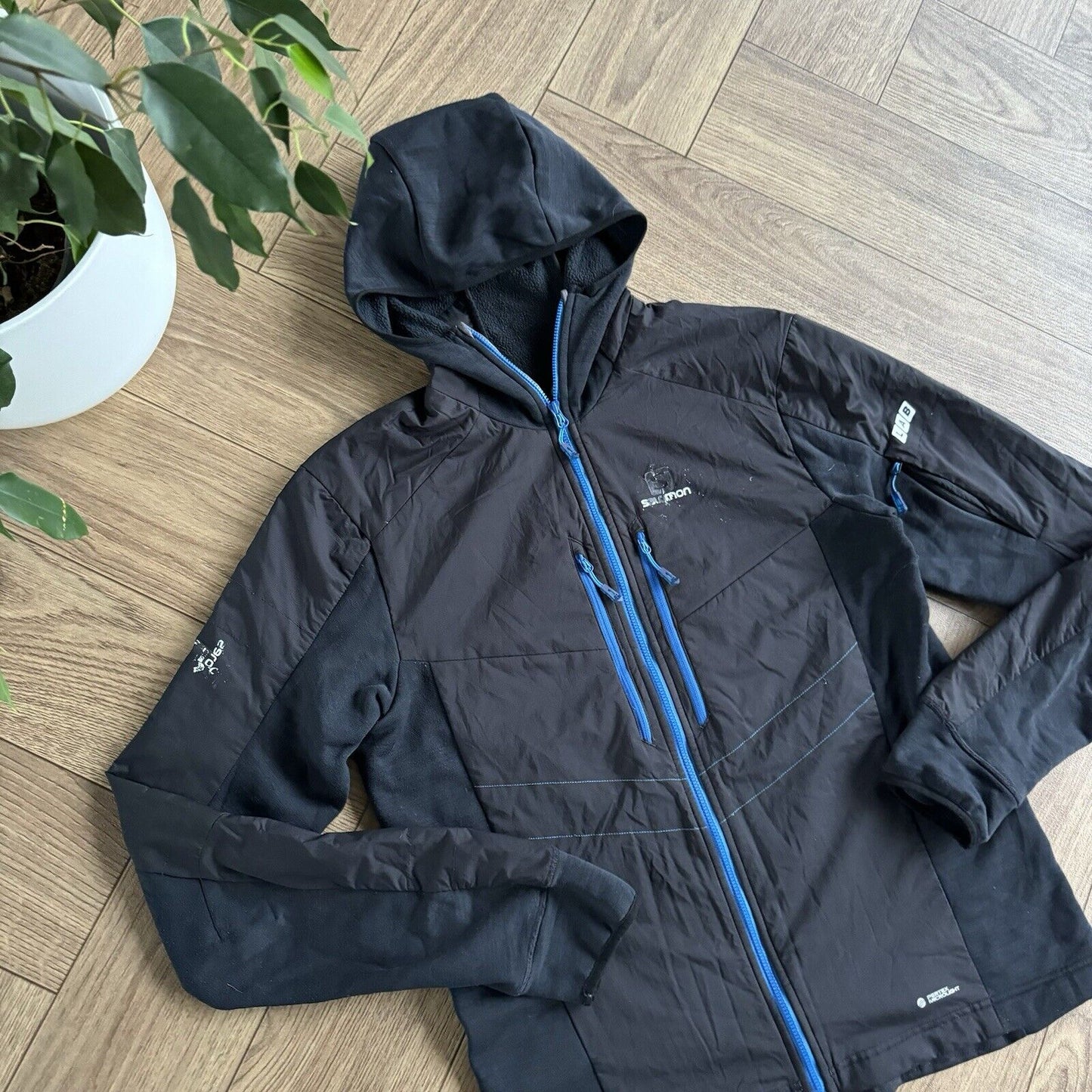 Salomon Lab Pertex Jacket Size M Black Soft Shell