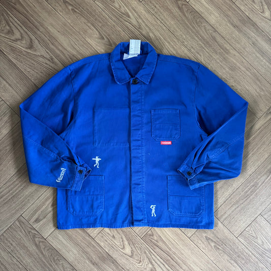 Stingray Reimagined “Charles” French Chore Jacket, Size XL Blue