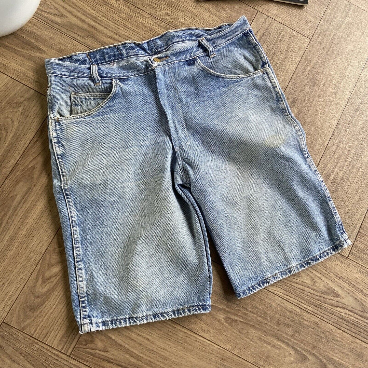 Vintage Baggy Denim Jorts Y2K W36 Shorts Blue
