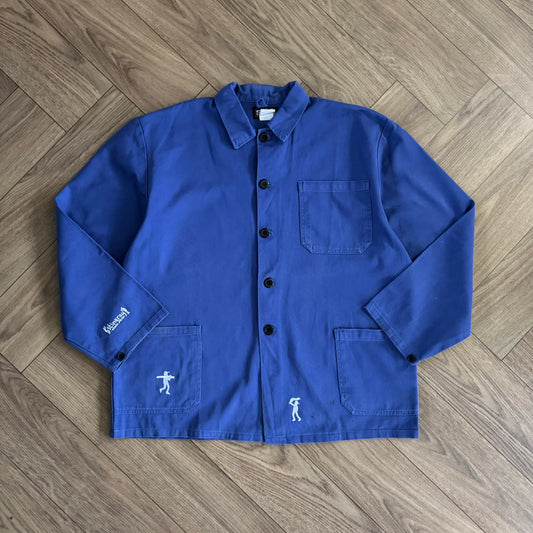 Stingray Reimagined “Charles” French Chore Jacket, Size XL Blue