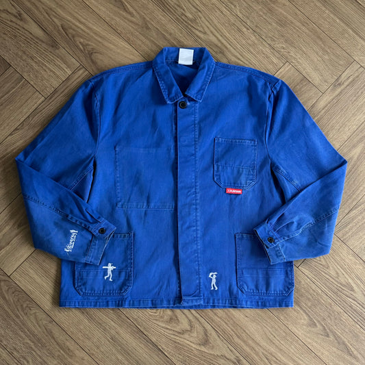 Stingray Reimagined “Charles” French Chore Jacket, Size XL Blue