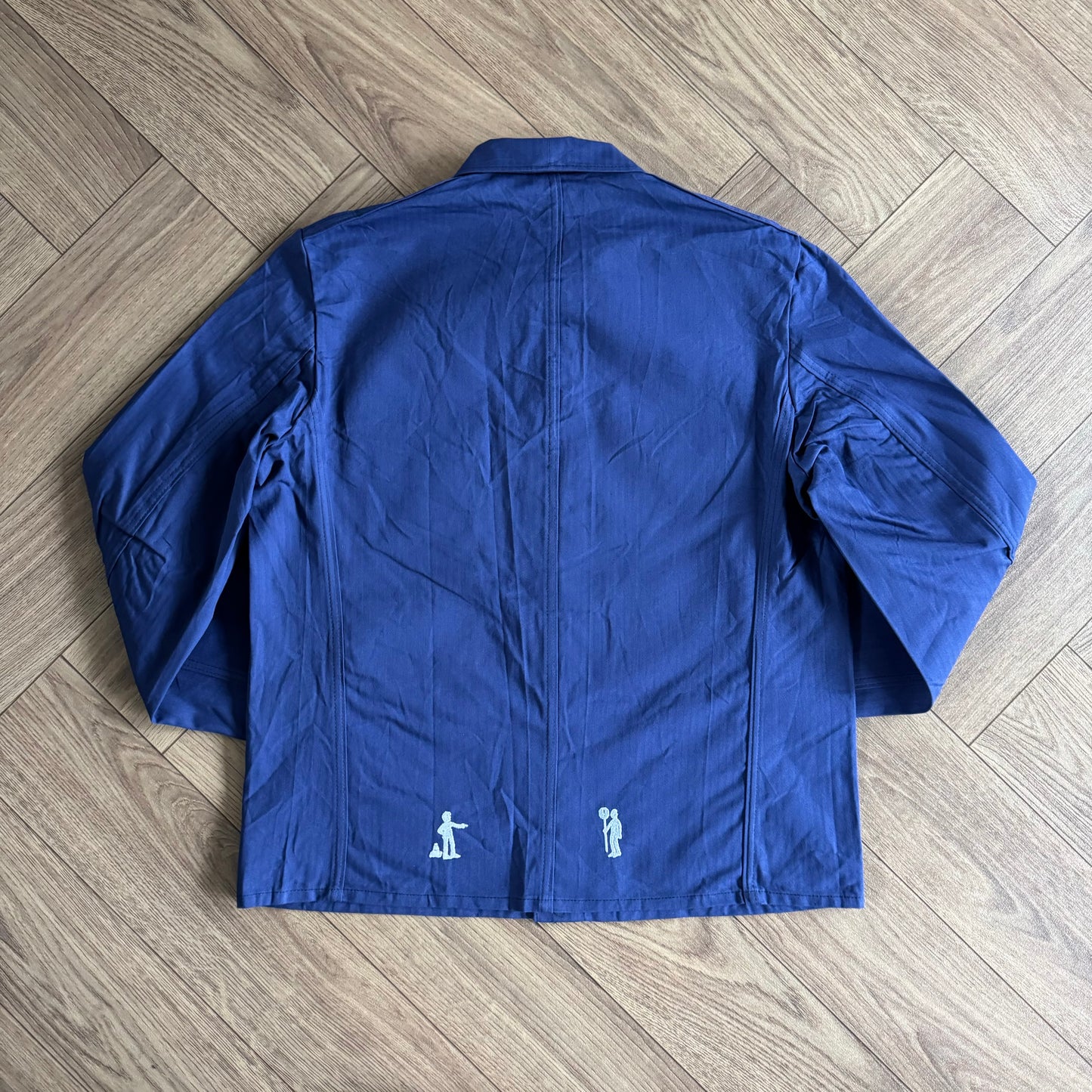 Stingray Reimagined “Charles” French Chore Jacket, Size XL Blue