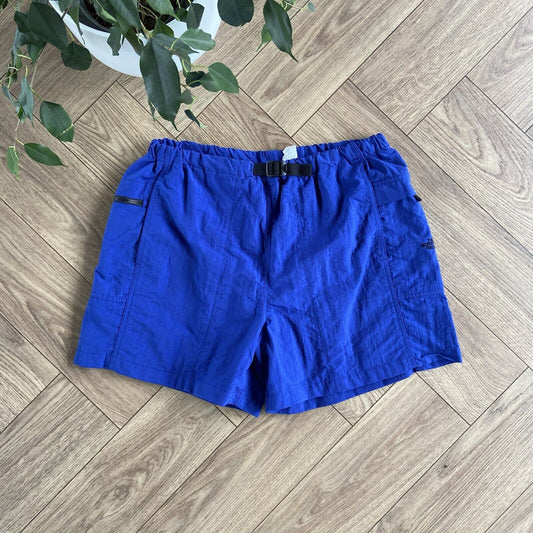 Vintage The North Face Tactical Utility Shorts 90s Size L Blue Belted