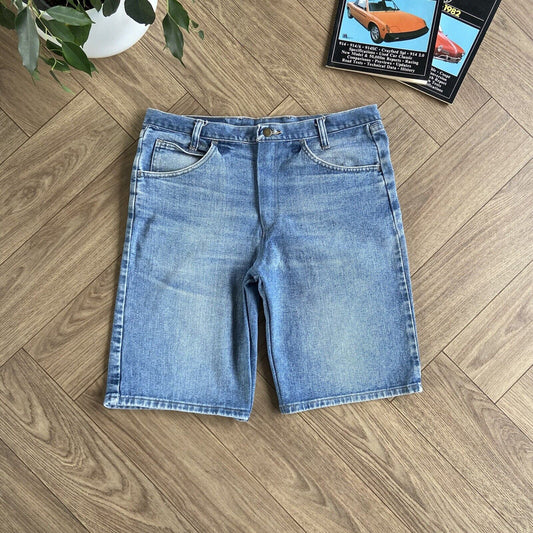 Vintage Baggy Denim Jorts Y2K W36 Shorts Blue