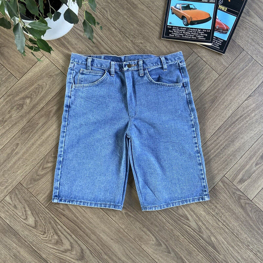 Vintage Baggy Denim Jorts Y2K W35 Shorts Blue