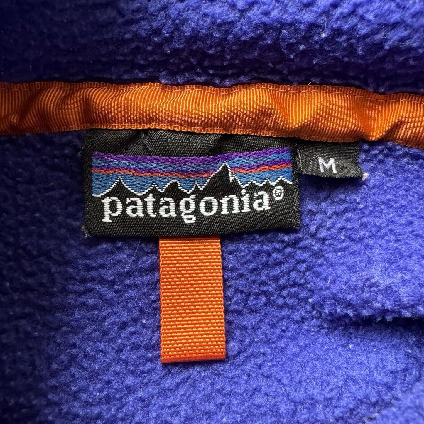 Vintage Patagonia Snap T Fleece Size M 90s Blue Pullover