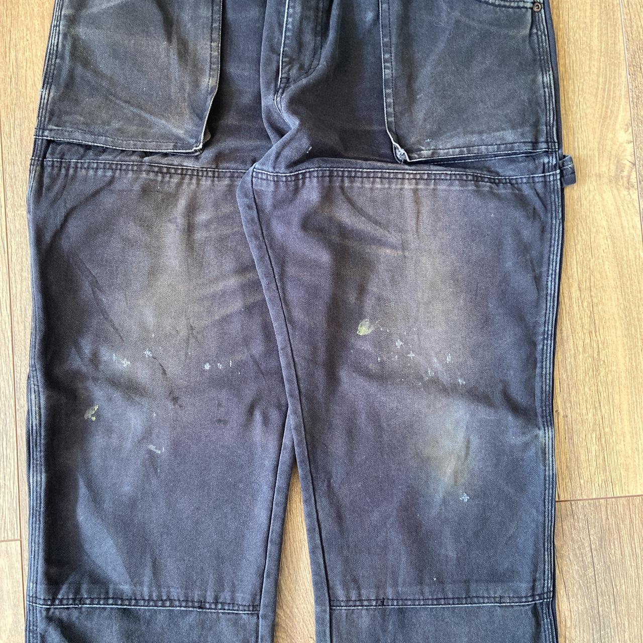 Dickies double knee carpenter jeans vintage black W36 L30 workwear