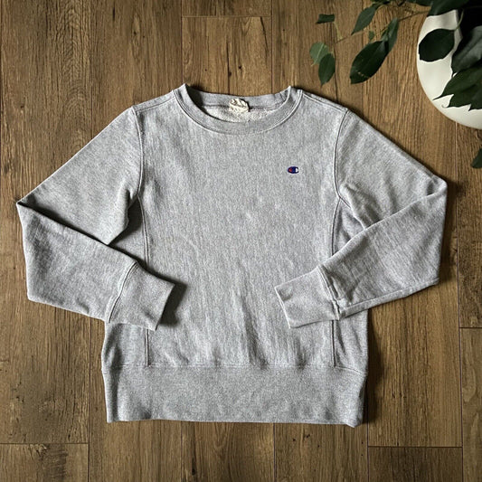 Champion Reverse Weave Sweatshirt Size S Grey