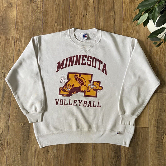 Vintage Russell Athletic Sweatshirt 90s Size XL USA College Graphic Spellout