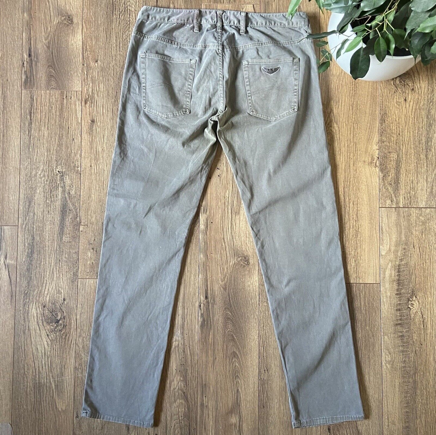 Vintage Armani Jeans W37 L34 Y2K Khaki